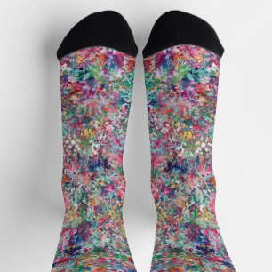 Abstract Party Socks