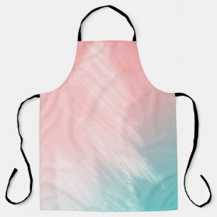 ABSTRACT PASTEL AND MINT WALL APRON