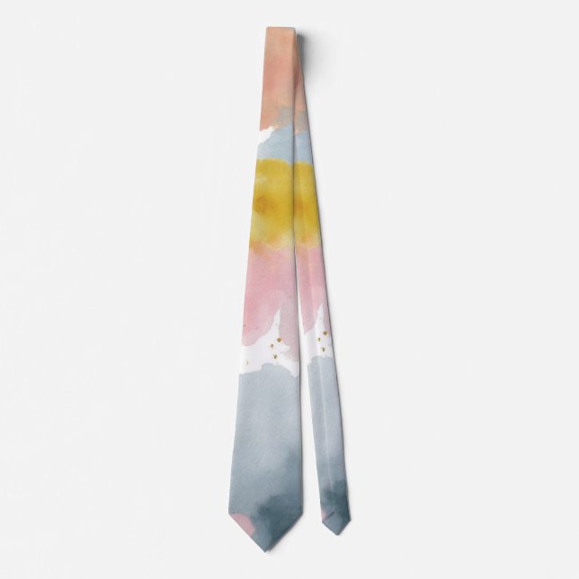 Abstract Pastel Background Tie (Front)