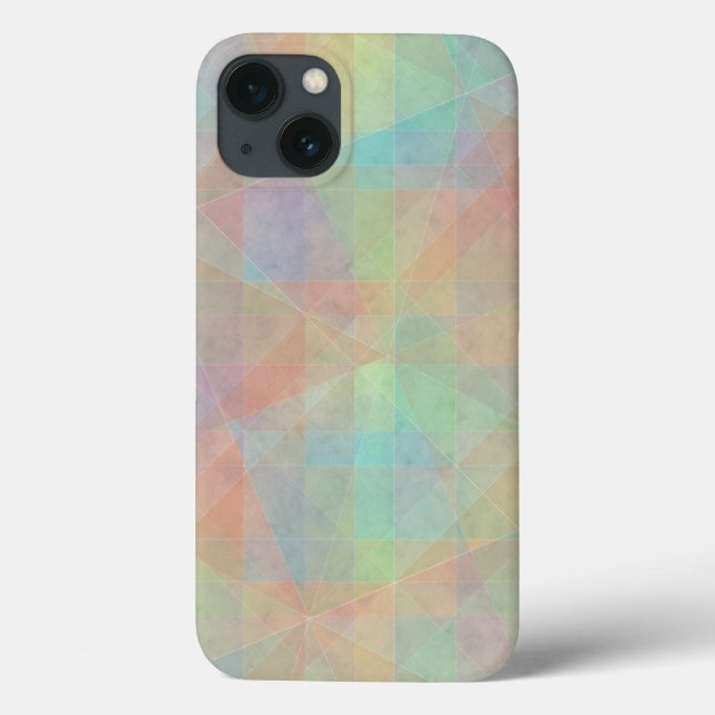 Abstract Pastel Coloured Watercolor Art Case-Mate iPhone Case (Back)