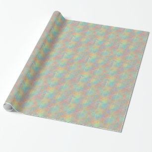 Abstract Pastel Coloured Watercolor Art Wrapping Paper
