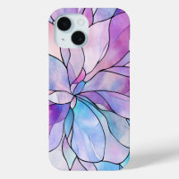 Abstract Pastel Floral Design Serene Petals Art