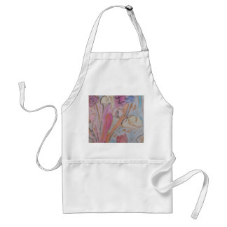 Abstract Pastel Floral Standard Apron
