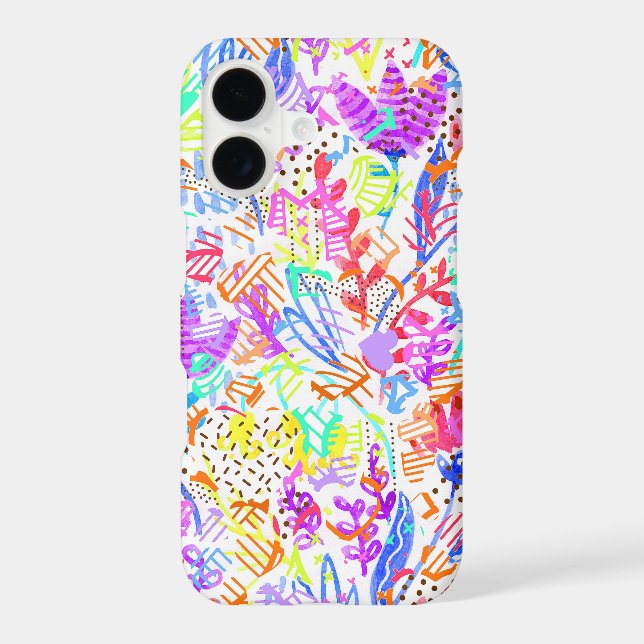 Abstract pastel flowers (Back)