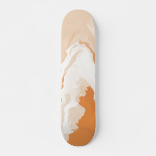 Abstract Pastel Paint Ginger Edition Skateboard