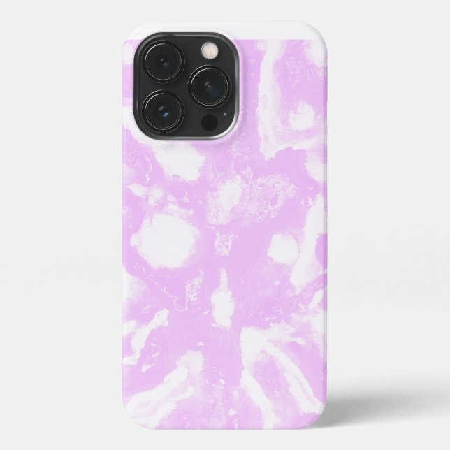 Abstract Pastel Rainbow Tie Dye  iPhone Case (Back)