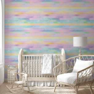 Abstract pastel stripes wallpaper