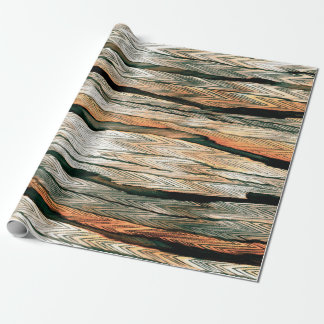 Abstract pastel tones colour neutral geo dyed mela wrapping paper