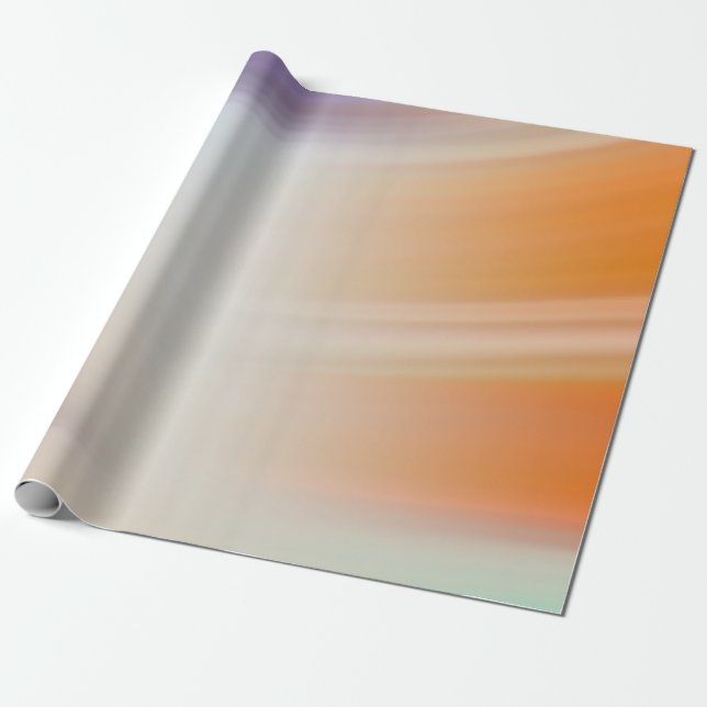 Abstract Pastel Waves Gift Ideas 2 | Wrapping Paper (Unrolled)