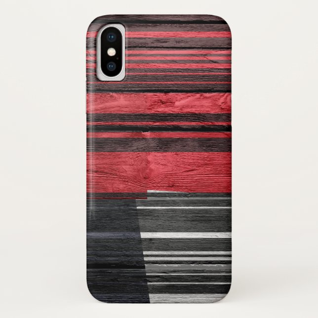 Abstract Pastel Wood Case-Mate iPhone Case (Back)