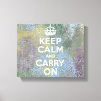 Abstract Pastels Keep Calm