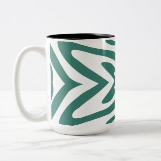 abstract patten  Two-Tone coffee mug