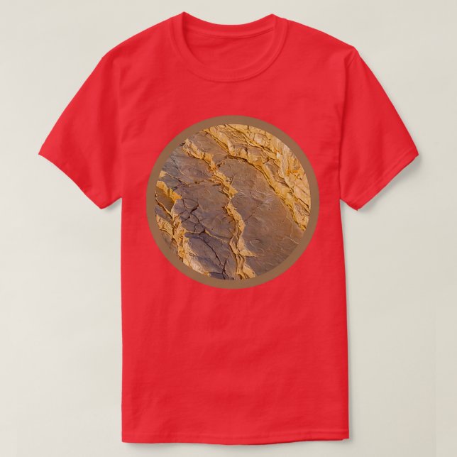 Abstract patterens in a vulcanic rock T-Shirt (Design Front)