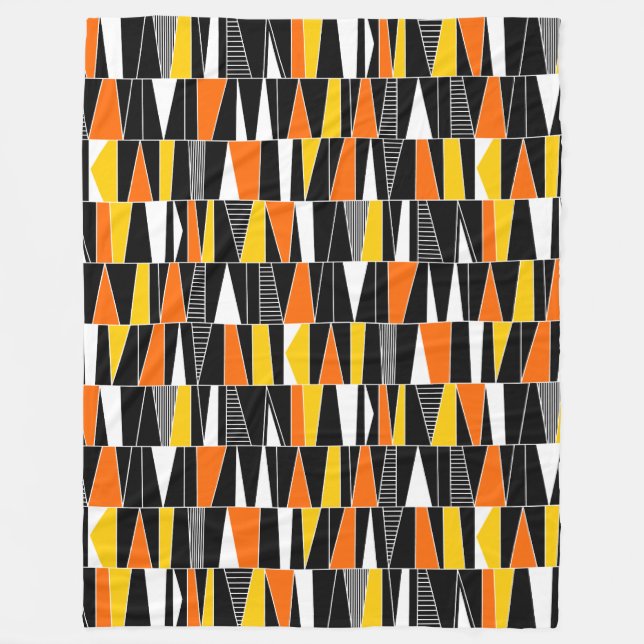  Abstract Pattern 070721 - Colours 05 Fleece Blanket (Front)
