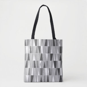 Abstract Pattern 070721 - Shades of Grey Tote Bag