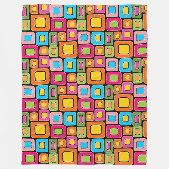 Abstract pattern 140621 fleece blanket (Front)