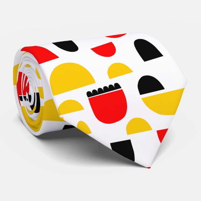 Abstract Pattern 280515 Tie (Rolled)