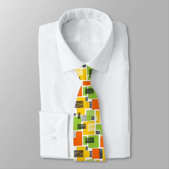 Abstract Pattern 280817 - Colours 02 Tie (Tied)
