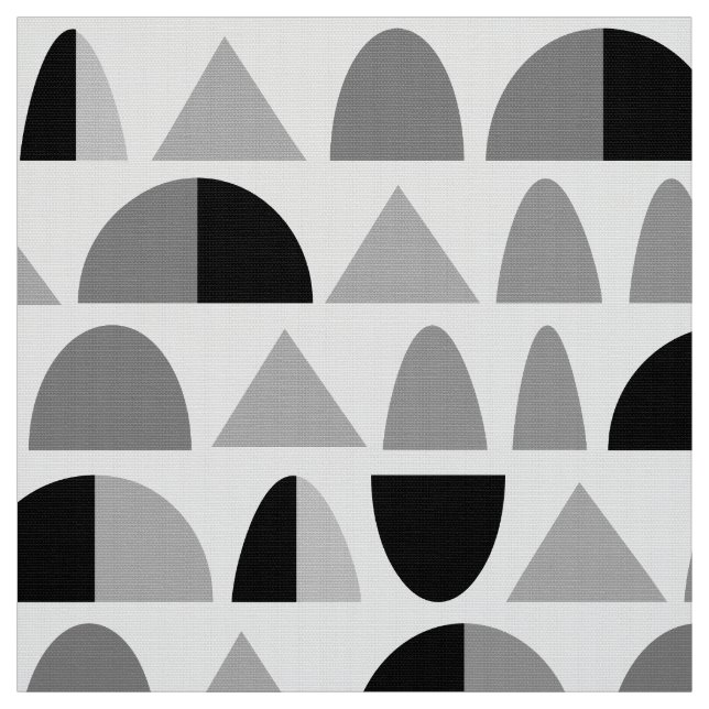 Abstract Pattern 290721 - Monochrome Fabric (Swatch)