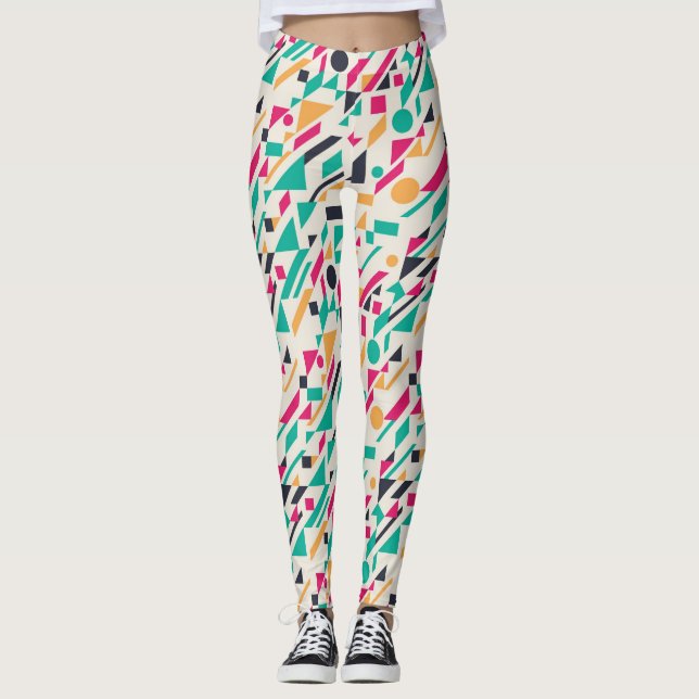 Abstract pattern 3 leggings (Front)