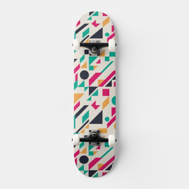 Abstract pattern 3 skateboard (Front)