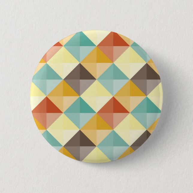 Abstract pattern 6 cm round badge (Front)