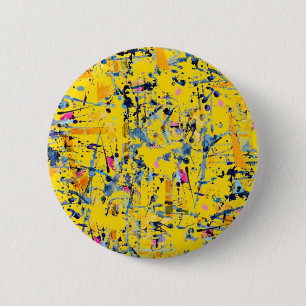 Abstract pattern 6 cm round badge