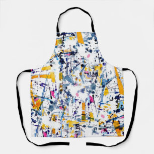 Abstract pattern apron