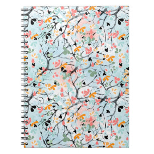 Abstract pattern , autumn pattern notebook