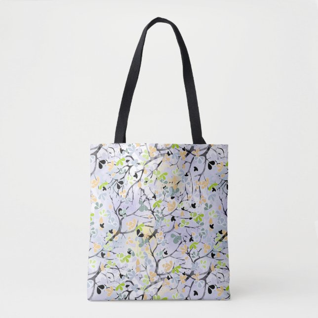 Abstract pattern  , autumn pattern tote bag (Front)