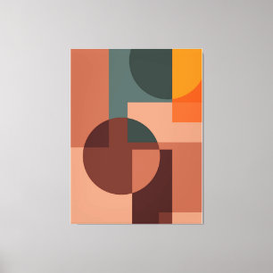 Abstract pattern background circle Canvas Print