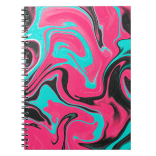 Abstract pattern background with gradient texturea notebook