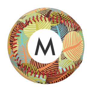 Abstract pattern baseball