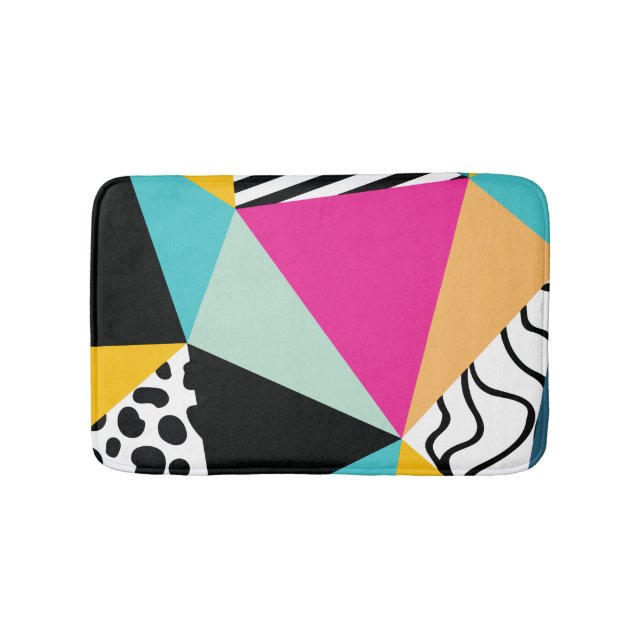 abstract pattern bath mat (Front)