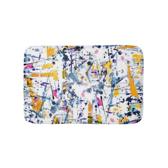 Abstract pattern bath mat (Front)