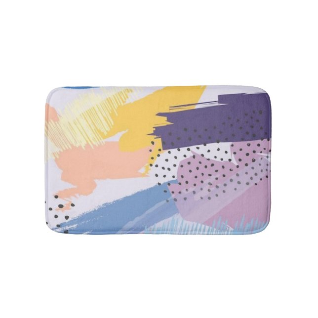 Abstract pattern bath mat (Front)