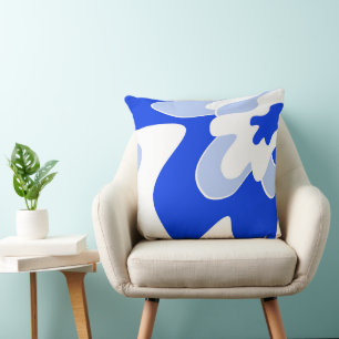Abstract pattern - blue cushion