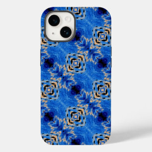Abstract pattern, Blue Horizon, Case-Mate iPhone 14 Case