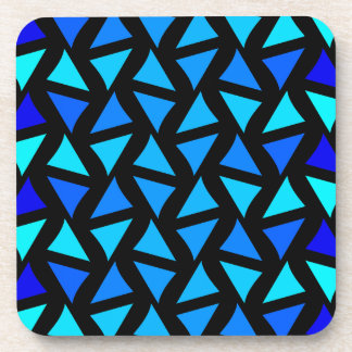 Abstract Pattern Blues Coaster