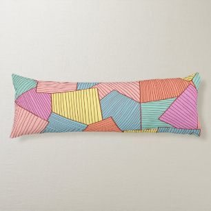 Abstract pattern body cushion
