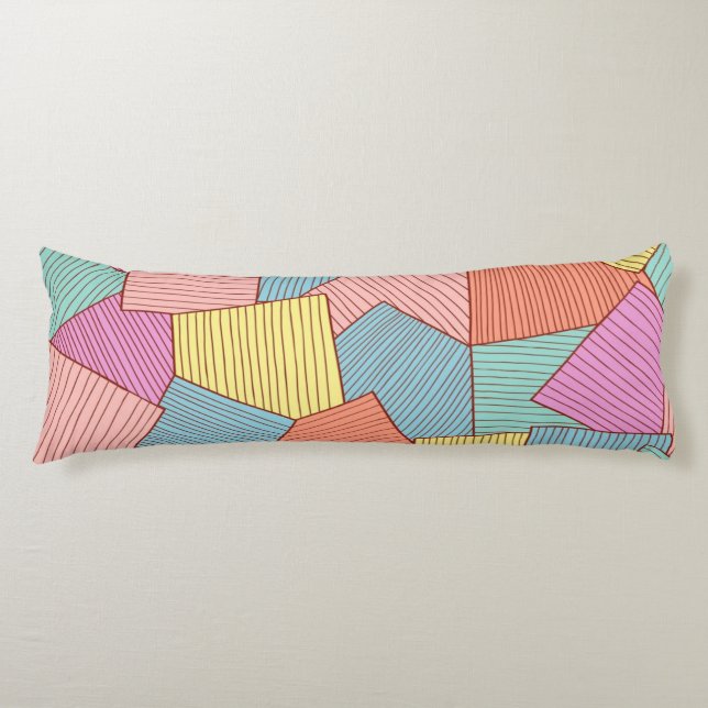 Abstract pattern body cushion (Front)