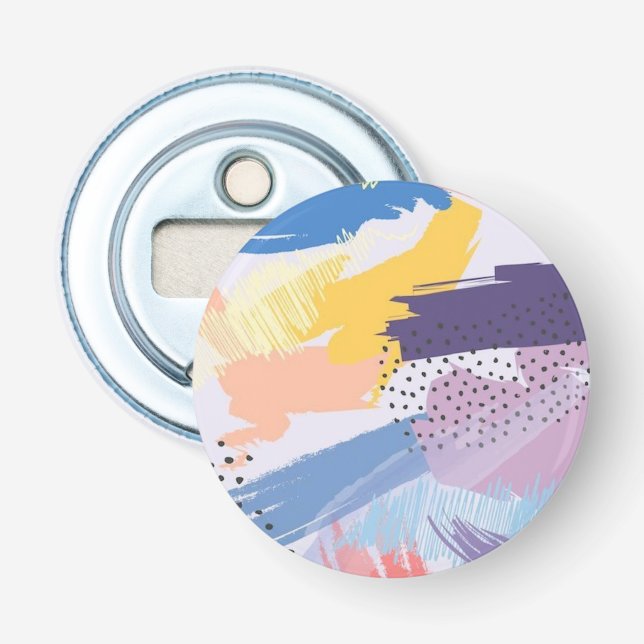Abstract pattern bottle opener (Front)