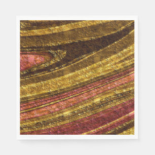 Abstract pattern ,brown and yellow , texture , red napkin