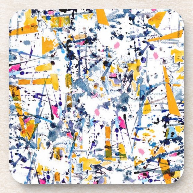 Abstract pattern coaster (Front)
