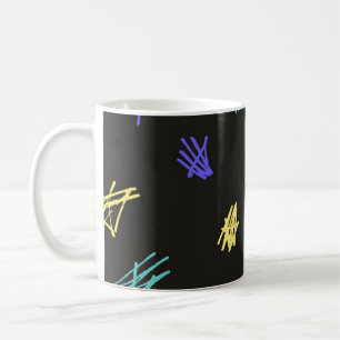 Abstract pattern coffee mug