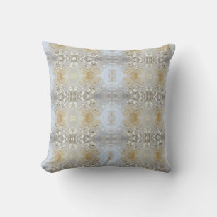 Abstract pattern cream off white cushion