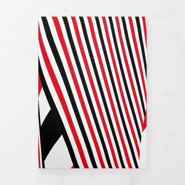 Abstract Pattern Creation 2 Tri-Fold Holiday Card (Cover)