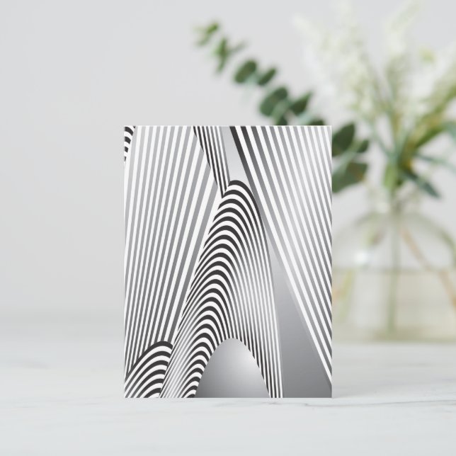 Abstract Pattern Creation 3 Holiday Postcard (Standing Front)