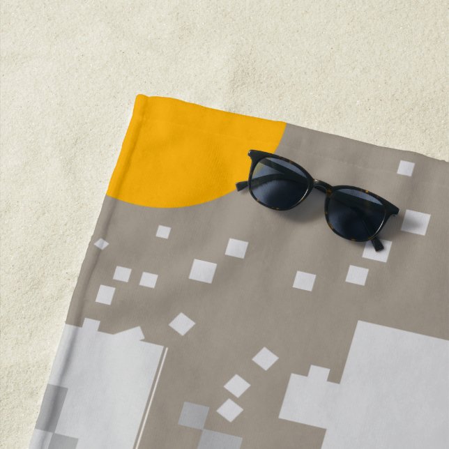 Abstract Pattern Creation Beach Towel (In Situ)