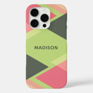 Abstract Pattern custom name phone cases